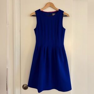 Vince Camuto Blue Sleeveless A-Line Cocktail Dress